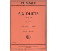 Kummer, F.A. - Six Duets, Op. 156, Volume 2 - Two Cellos - edited by Walter Schulz - International