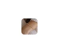 KummerSaprk Pearl Bracelets for Women Baroque Pearl Bracelet Elegant Irregular Pearls Bracelets Adjustable Boho Birthday Wedding Jewelry Gifts, Alloy, no gemstone