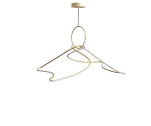 Kumo Chandelier Large Brass