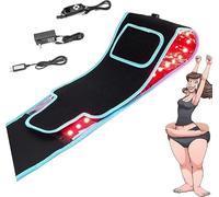 kumosaga Slim Gleam Wrap, Slim Gleam Red Light Wrap, Red Light Therapy Belt for Body with Timer for Back Shoulder Waist Muscle Pain Relief for Women Men