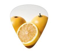 Kumquat Lemon Printed pick set - 12 pieces, thin, medium and thick guitar picks, suitable for guitar, bass, electric guitar and ukulele