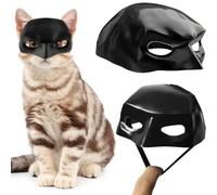 KUMSODE Batcat Mask Cat Mask for Cats Bat Mask 3D Funny Batman Mask Pet Costume for Cat Hat Cat Hat Costume Bat Mask Halloween Cosplay Party Costume Headwear for Cats