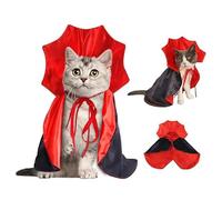 KUMSODE Halloween Pet Costume Cape, Cat Vampire Cape, Cat Clothing Outfits, Pet Clothing, Funny Anime Cosplay Clothing, Gift for Pet