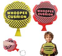KUMSODE Pack of 2 Fart Cushion Pups Retro Fart Gag Joke Item Party Funny Fart Prank Joke Item Party Halloween (2 Sizes)