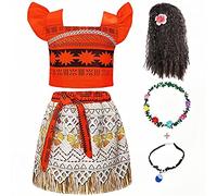 KumSoomliy Cosplay Costume Dress up Outfit for Girls Kids Halloween Birthday Holiday Cosplay Movie Role Clothing Set Childs World Book Day Cosplay Age 7-8 Years 140