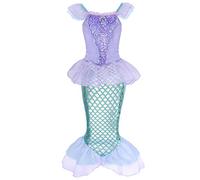 KumSoomliy Girls Princess Costume Dress Outfit Fancy Party Dressing up Dresses Fairy Tales Childs Outfits Evening Clothes Size 4-5 Years 120