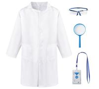 KumSoomliy Kids Scientists Outfits Toddler Dress up Scientist Costume Little Child Lab Set Kids Role Play Costume Age 9-10Y