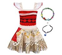 KumSoomliy Princess Costume Kids Toddler Kid Princess Dress up for Girls Child Girl Party Outfit Sleeveless Fancy Dress Birthday Halloween Cosplay Ceremony Pageant Clothes Red 1-2 Years Tag 90