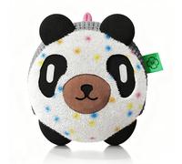 KUNBBEUR Electric Jumping Ball Dog Toy, Interactive Automatic Moving & Bouncing Toy with Removable Washable Cover, Rechargeable USB Charging for Small Medium Dogs Indoor Play (panda)