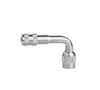 KUNBDV Valve Extender Brass Air Tyre Valve Tool Schrader Stem with Extension Adapter Motorcycle for Outdoor Caring Personal Bicycle Supply(Silver)