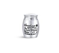 KunBead Jewelry Flower Mini Small Cremation Urns for Human Ashes Adult Holder Urn Mini Keepsake Decorative Memorial of Mother