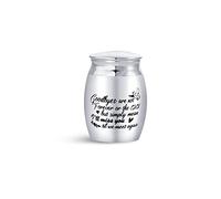 KunBead Jewelry Heart Birds Small Cremation Urns for Cat Pet Ashes Adult Holder Urn Mini Keepsake Decorative Memorial