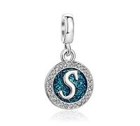 KunBead Jewelry Letter S Initial Charms for Women Sale Clearance Love Big Sister Little Sister Charm for Bracelet