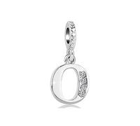 KunBead Jewelry Number 0 Bead Dangle Charms for Bracelets Birthday Gift for Sister Mum Best Friend