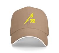 Kunbeqas Unisex Baseball Cap Metallica M72 Summer Cotton Golf Cap Men Adjustable Baseball Caps Natural