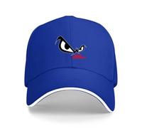 Kunbeqas Unisex Baseball Cap NO Fear Eyes Summer Cotton Golf Cap Men Adjustable Baseball Caps Blue