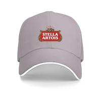 Kunbeqas Unisex Baseball Cap Stella Stella Summer Cotton Golf Cap Men Adjustable Baseball Caps Gray