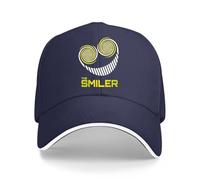 Kunbeqas Unisex Baseball Cap The Smiler Alton Towers Uniform Outfit Merch UK Summer Cotton Golf Cap Men Adjustable Baseball Caps Navy Blue