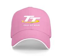 Kunbeqas Unisex Baseball Cap TT Race Summer Cotton Golf Cap Men Adjustable Baseball Caps Pink
