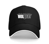 Kunbeqas Unisex Baseball Cap Volbeat Goat Summer Cotton Golf Cap Men Adjustable Baseball Caps Black