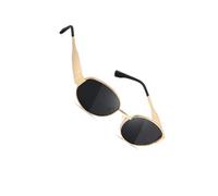 kunchu Polarised sunglasses womens Black Rectangular Retro Classic Vintage-Rock Black