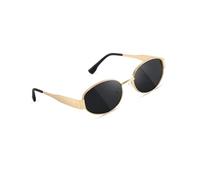 kunchu Polarised sunglasses womens Black Rectangular Retro Classic Vintage-Twilight Black