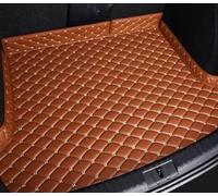 KUNCKN Car Rear Boot Leather Mat for BMW X3 xDrive30e 2021 2022 2023 2024,Anti-Scratch Anti-Slip Waterproof Protector Boot Floor Mats Interior Accessories,A/Brown