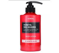Kundal Honey & Macadamia Body Lotion White Musk 500ml K-Beauty RRP £26