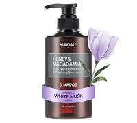 [KUNDAL] Nature Shampoo 500ml (White Musk) | 16.9 Fl Oz, Sulfate-Free Formula, Refreshing Scalp Care, Honey & Macadamia Extracts, Plant-Based Oil Complex