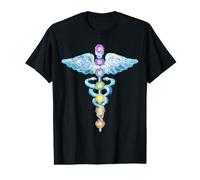 Kundalini Snake Chakras Healing Energy Rising Meditation Value Graphic T-Shirt