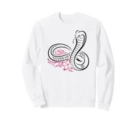 Kundalini Snake with Infinity Symbol Yoga Lotus with Cobra Sweatshirt