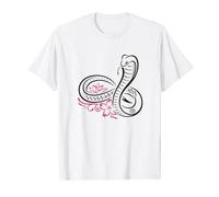 Kundalini Snake with Infinity Symbol Yoga Lotus with Cobra T-Shirt