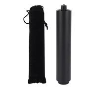 KunEchevyr 6 Inch Billiard Cue Extender, Aluminum Pool Cue Extender with Rubber Rear Bumper, Lightweight Cue Butt Extension for Improved Reach and Stability on Pool Tables