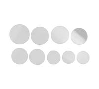 KunEchevyr 9 Pcs Watch Glass Replacement, Round Sapphire Crystal Lens Glass, 1.2mm Thick Transparent Clear Watch Crystal for 23.6-37.6mm Watches with Beaker Cover