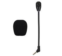 KunEchevyr Detachable Microphone for Kingston Cloud Flight, Noise Cancelling Rotatable Replacement Mic with Gold Plated 3.5mm Plug and Foam Pop Filter