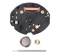 KunEchevyr VX11 Professional Quartz Watch Movement Replacement, Quartz Movement for Analog Wristwatch Repair, SR621SW Battery Included, Plastic Movement with Pin and Pinion for