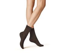 KUNERT Sensual Women's Socks Cotton Extra Fine 130 Denier, Brown 8220, 35-38