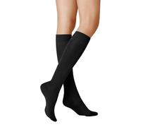 KUNERT Women's Sensual Merino Knee-High Socks, Black (Black 0070), (Size: 35/38)