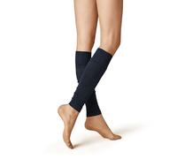 KUNERT Women's 293500 LIZ Knitted Leg Warmers One Size Navy Blue 97% Cotton Soft Warm Pressure Free Comfort Waistband Skin-Friendly, navy, One size