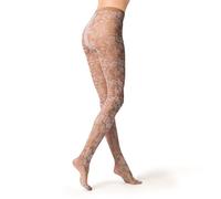 KUNERT Women's Bridal Love Floral Pattern Tights (Pack of 1), Nude 6450, 38-40