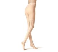 KUNERT Women's Graphic Stripes Fashion Tights, 30 den, Champagne 1518, 44-46