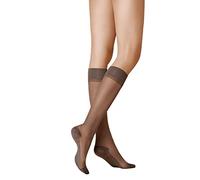 KUNERT Women's Cotton Sole 20 Skin-Friendly Knee High Socks, Denier, Graphite 0420, 39-42