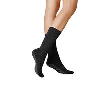 KUNERT Women's Knitted Socks Homesocks Unisex 100 DEN, Black (Black 0070), 2.5/5