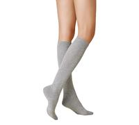 KUNERT Women's Liz Knee Socks, Lichtgrau, Regular