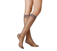 Kunert Women's Glatt & Softig 20 Knee-High Socks, 20 DEN, Grey (Graphite 0420), 2.5/5