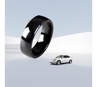 KUNFINE Tesla Smart Ring Tesla Key Ring Accessories Key Card Model 3/Y Key Fob Replacement Ceramic RFID Smart Ring for Tesla Model 3 & Model Y(US Size 11)