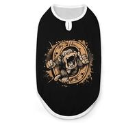 Kung Fu Apes Chimpanzee Monkey Dog and Cat Clothes Summer T-Shirt Graphic Vest Sleeveless Pet Tank Top