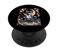 Kung Fu Cat Hanbo Eskrima Kungfu Kali Kitten Martial Arts PopSockets Adhesive PopGrip