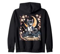 Kung Fu Cat Hanbo Eskrima Kungfu Kali Kitten Martial Arts Zip Hoodie