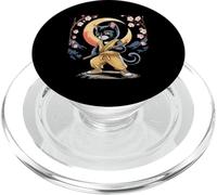 Kung Fu Cat Nunchaku Kungfu Nunchucks Kitten Martial Arts PopSockets PopGrip for MagSafe